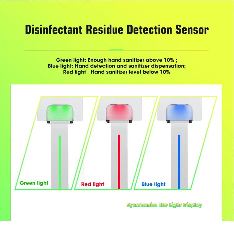 Auto Hand Sanitizer Hand Sanitizer Dispenser Stand with Billboard Hand Sanitizer Dispenser Stations