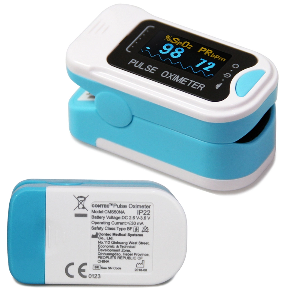 Professional Manufacturers Medical Cms50n OLED Color Display Oximetro Blood Oxygen Meter Finger Pulse Oximeter