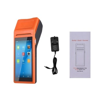 Handheld Android POS System Terminal with Touch Screen 4G WiFi Built-in Printer