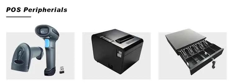 Cheap Cash Register 15 Inch Dual Touch Screen Desktop I3 Windows All in One POS System with Printer