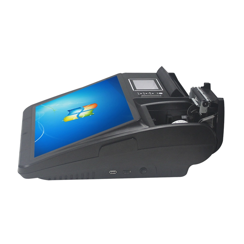 (POS-M1401) 14.1 Inch Touch Screen POS System with Printer and Scanner