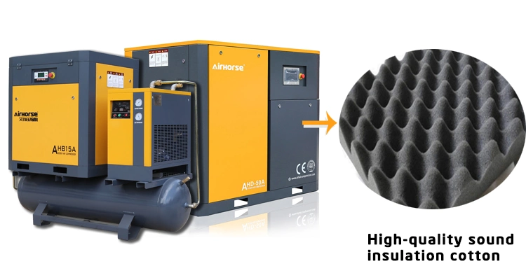 7HP 10HP 15HP 20HP Air Tank (300L 500L) Combined Air Horse Industrial Screw Air Compressor