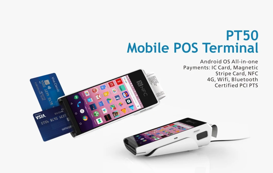 POS Manufacturer 5.5 Inch All in One POS, Touch Screen Restaurant System Android POS Terminal