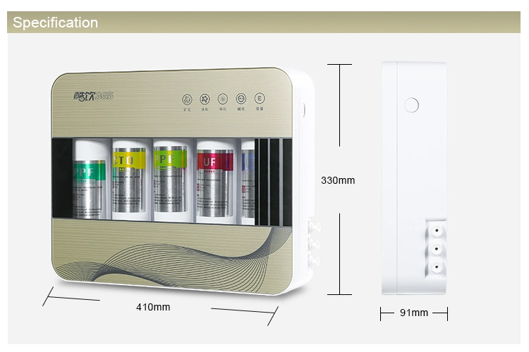 Ultra-Filtration Water Purifier with 5 Levels Filter Cartridge