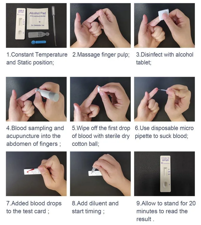 Antibody Test Method Detect Test 19 Igg-Igm Rapid Test Kit