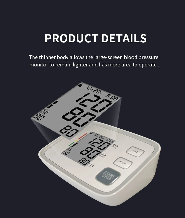 80e Best Blood Pressure Monitor Cuff 24 Hour Bp Monitor Home Wrist Digital Blood Pressure Monitor