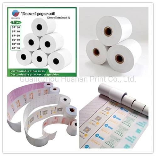 Customized Thermal Paper Roll for POS Printer 50-75GSM