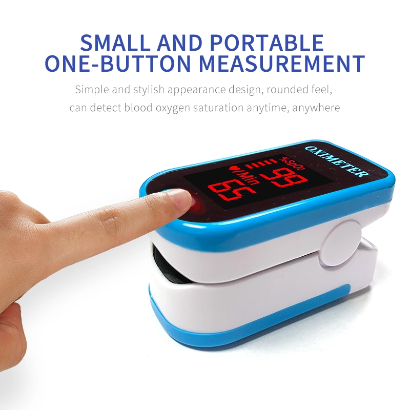 Low Price Pediatric Monitor Fingertip Pulse Sensor Blood Oxygen Saturation Meter with LED Display