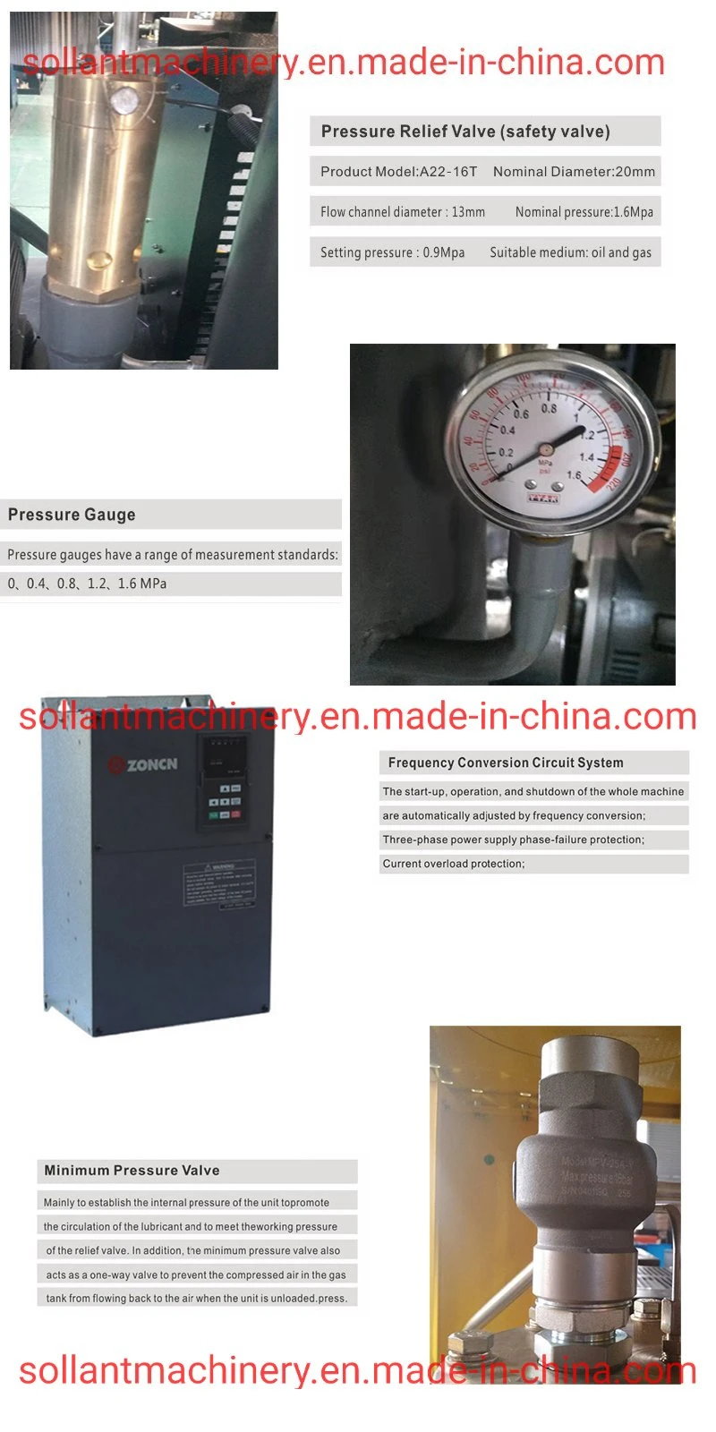 10HP-200HP Screw Compressor, Screw Type Air Compressor/OEM & ODM Available