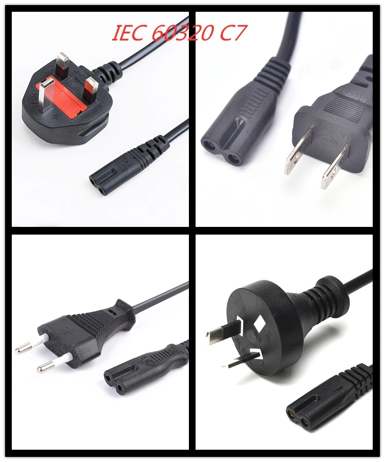 3 Prong UK Plug Extension AC Power Cord for Power Supply