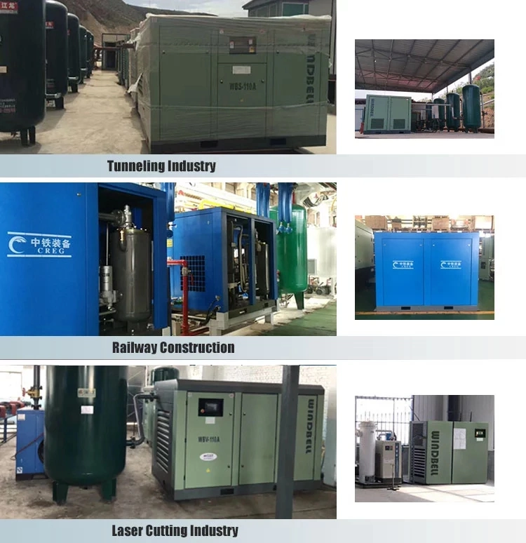 15kw Oil Injected Direct Driven Air Compressor