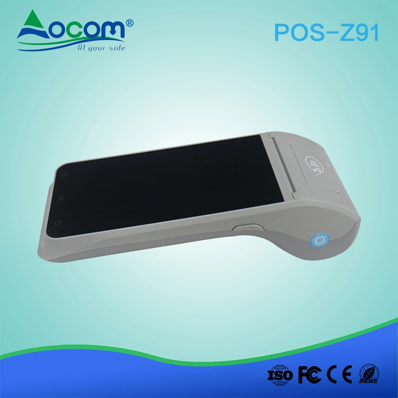 WiFi/Bluetooth/4G Supported Android POS Terminal with 58mm Thermal Printer