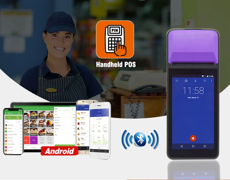 Billing POS Machines Terminal Price Point of Sale Order Cash Register Mobile POS System (R330C)