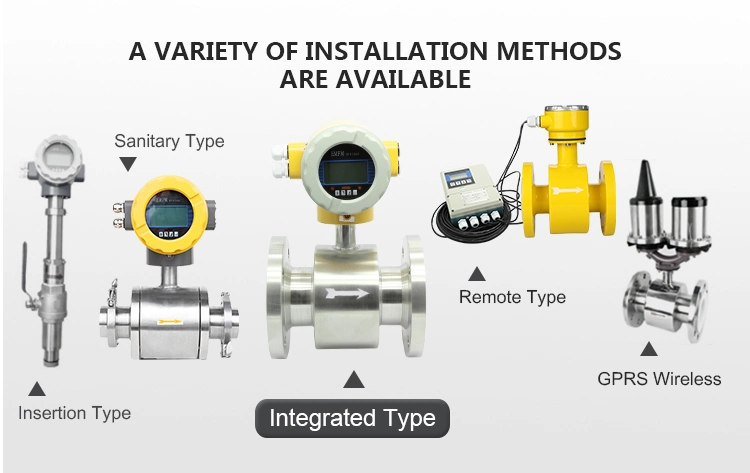 Digital 1 Inch Electromagnetic Flow Meter Food Grade Water Flow Meter Price