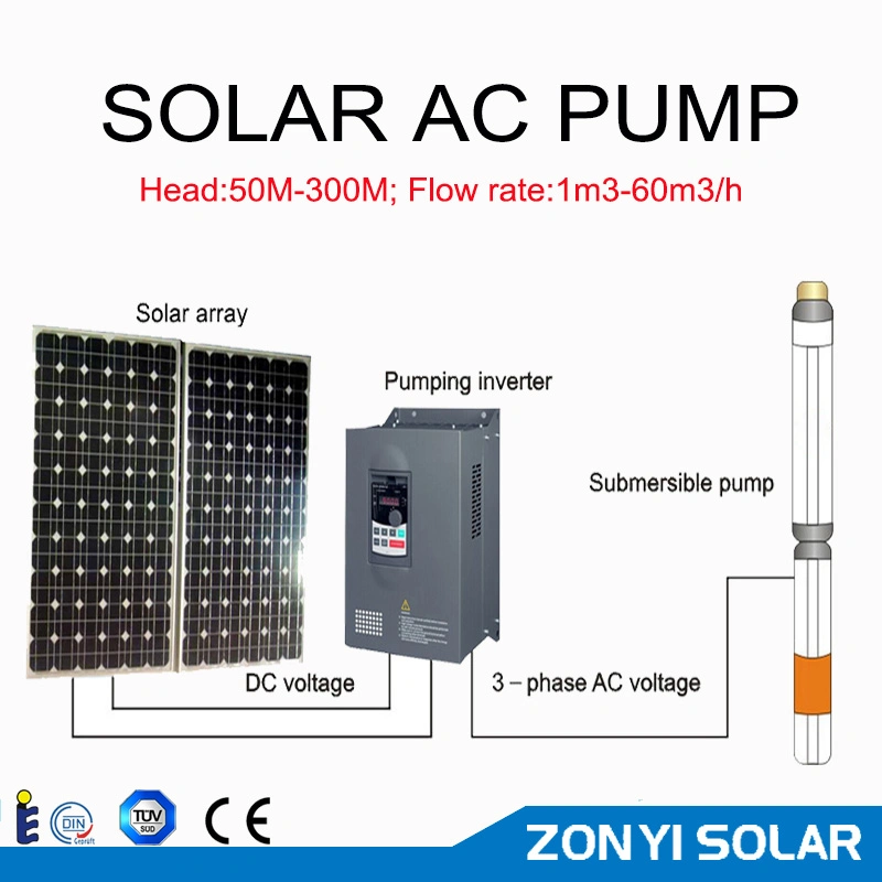 Bomba De Riego Solar DC / AC Pump