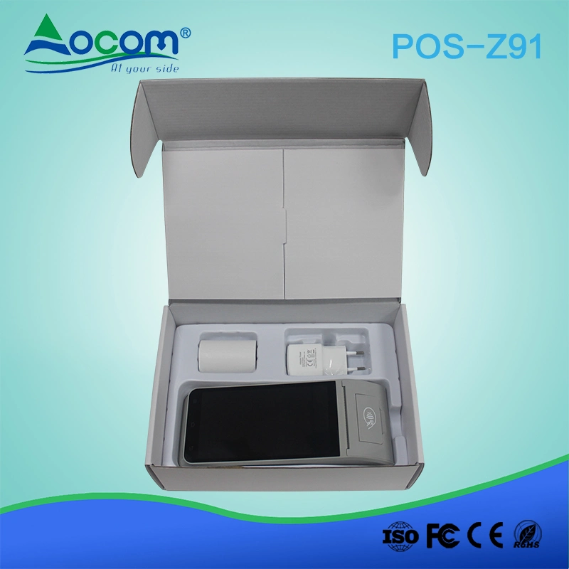 WiFi/Bluetooth/4G Supported Android POS Terminal with 58mm Thermal Printer