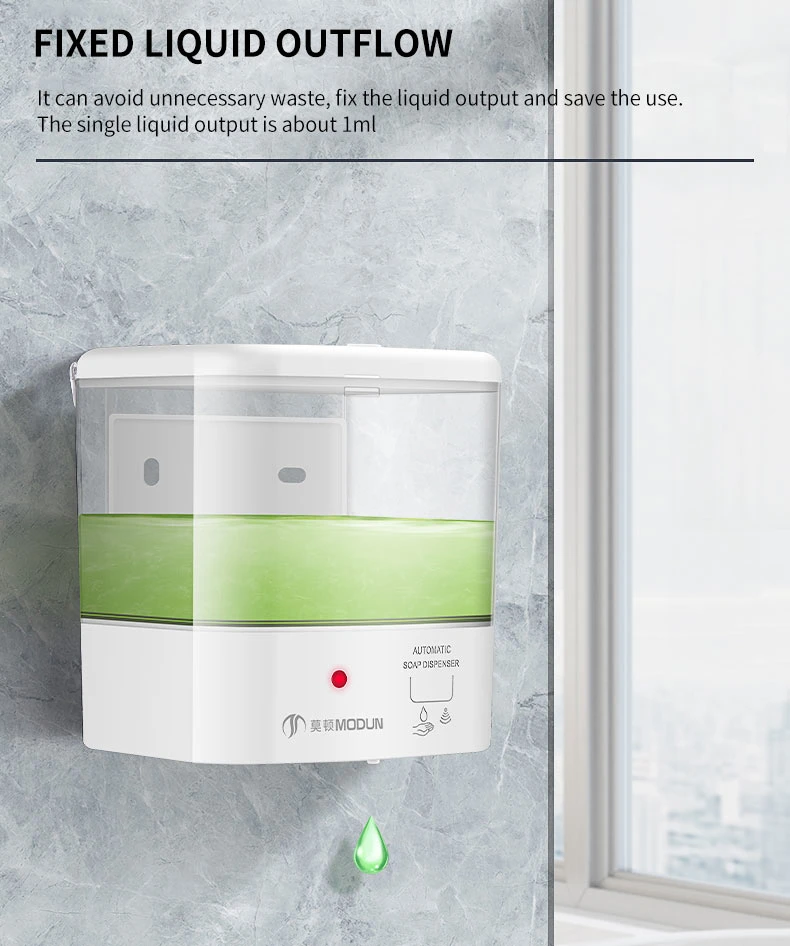 600ml Bathroom Soap Dispenser Automatic Sensor Soap Dispenser Infrared Foam / Liquid Auto Hand Soap Dispenser