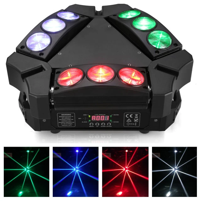LED 9 Eyes 10W Spider Moving Head Light