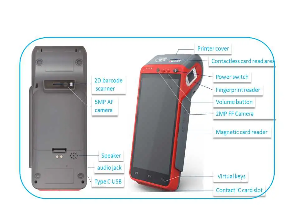 Android POS Terminal/POS System/ Retail POS System, All in One Touch Screen POS by Best Supply