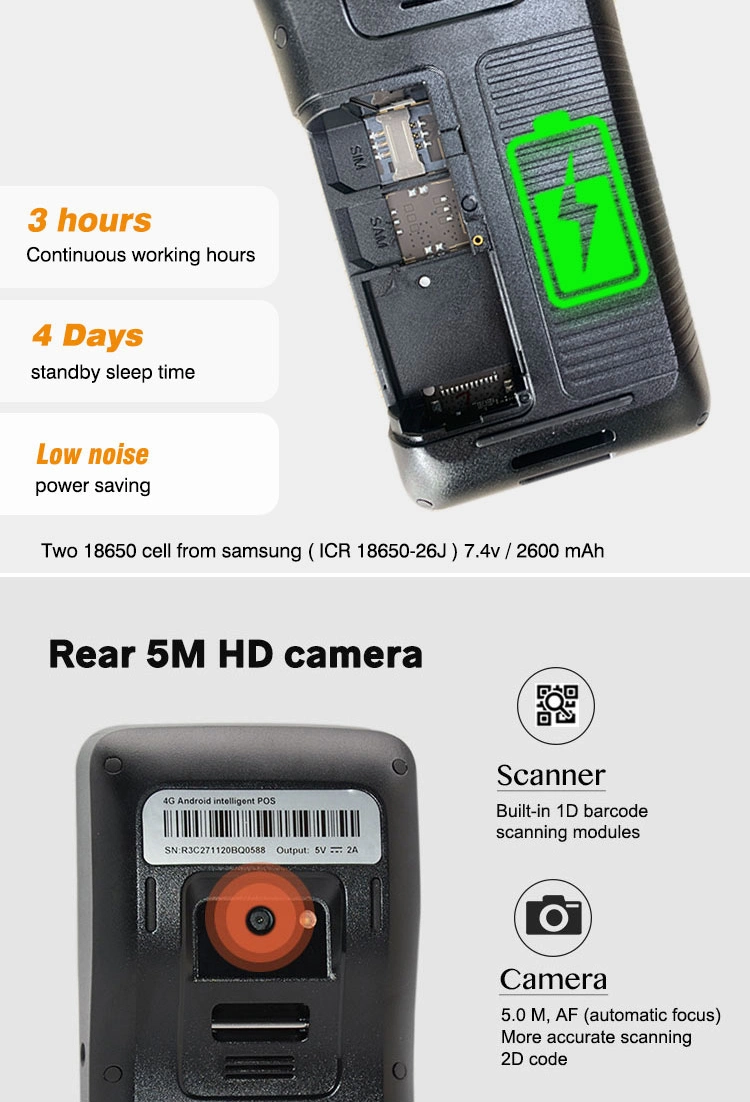 Rugged Android Intelligent Electronic Payment Devices POS System for E-Wallet Application Supermarket (R330-G)