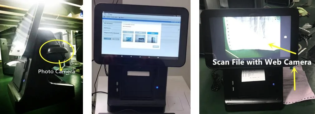 Android OS Mini POS Terminal with Camera All in One PC POS System