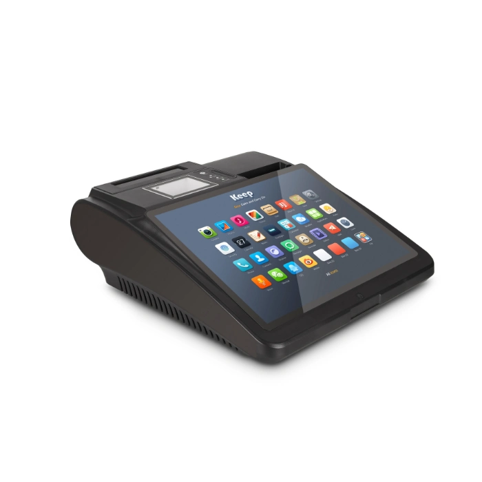 (POS-M1401) 14.1 Inch Touch Screen POS System with Printer and Scanner