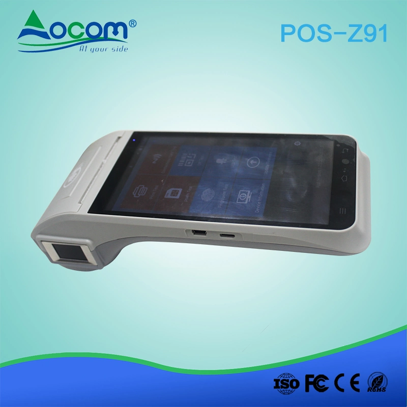 Rugged Handheld Android POS Terminal with Printer