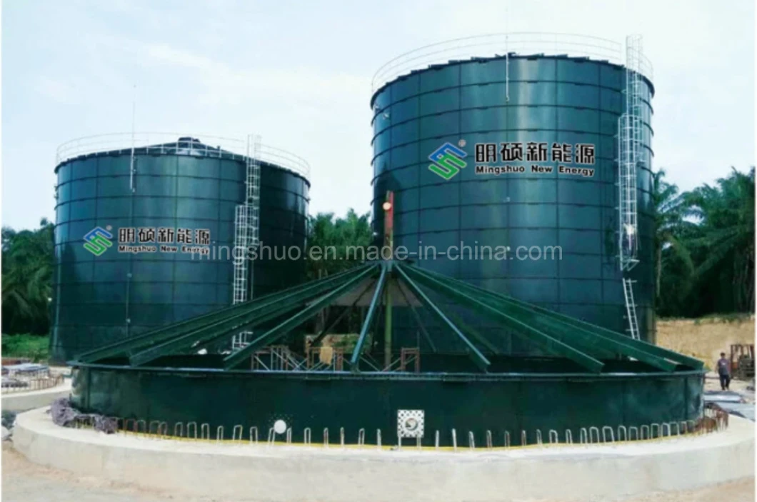 Cstr Biogas Project Anaerobic Digestion Steel Tank Reactor