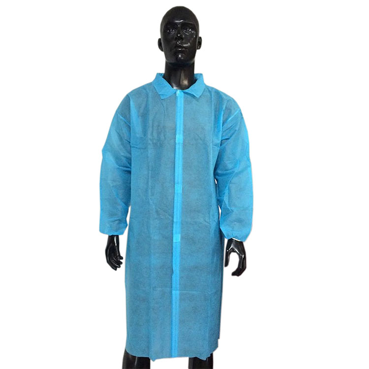 Microporous Protective Disposable Nonwoven Lab Coat for Doctor One Time Use Lab Coats