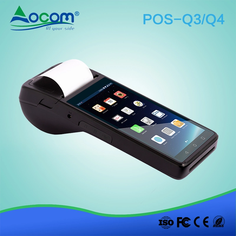 Restaurant Bill Machine Handheld Mobile Smart Android POS System Terminal