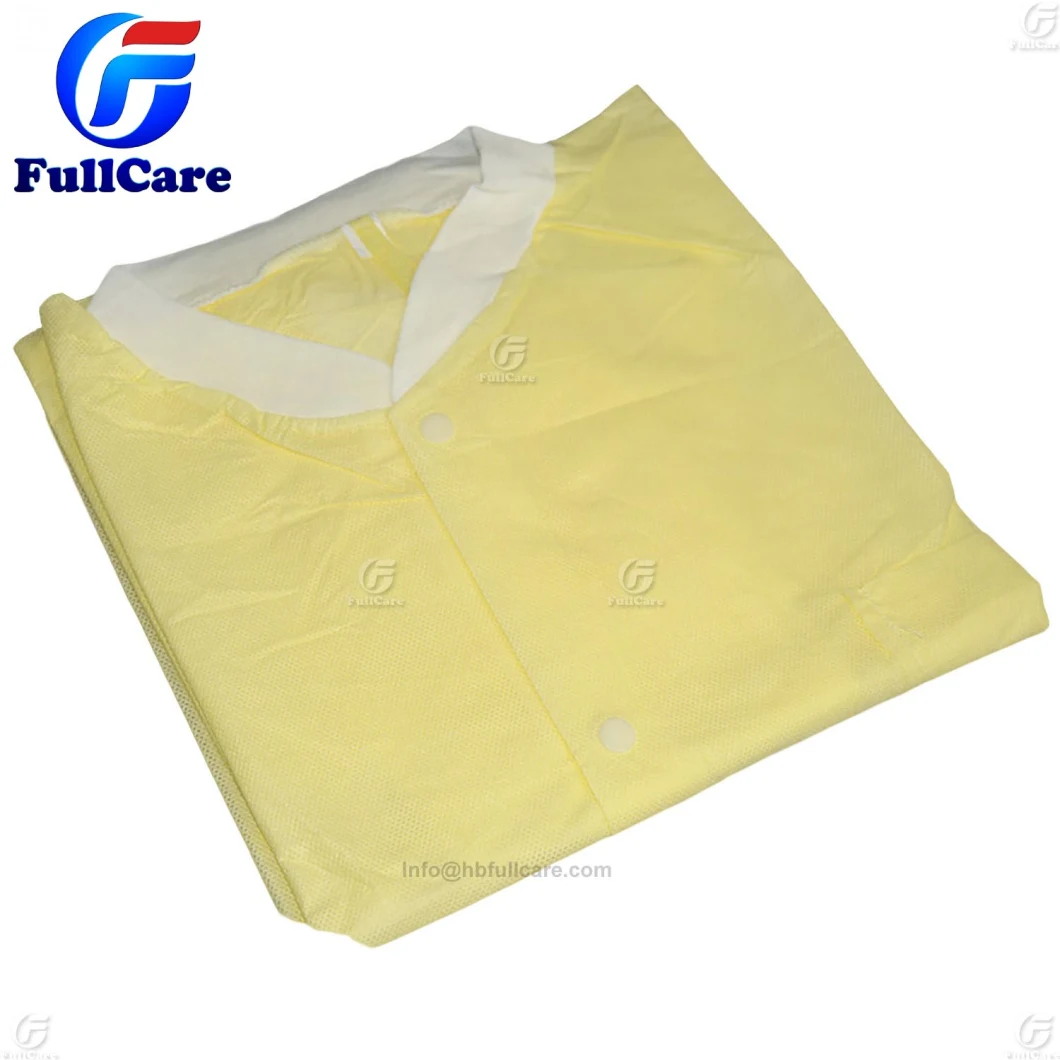 PP Lab Coat, SMS Lab Coat, Nonwoven Lab Coat, Disposable Lab Coat, Doctor Lab Coat, Polypropylene Lab Coat, Protective Lab Coat