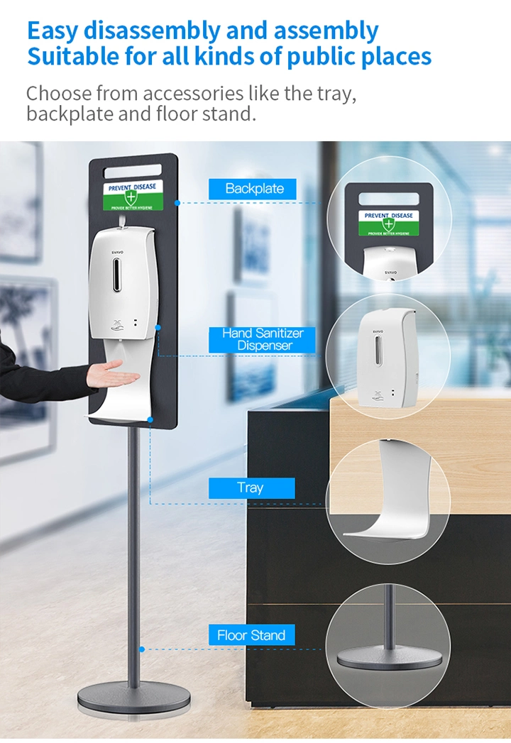 Svavo 600ml Spray Type Automatic Dispenser Sensor Alcohol Hand Sanitizer Dispenser