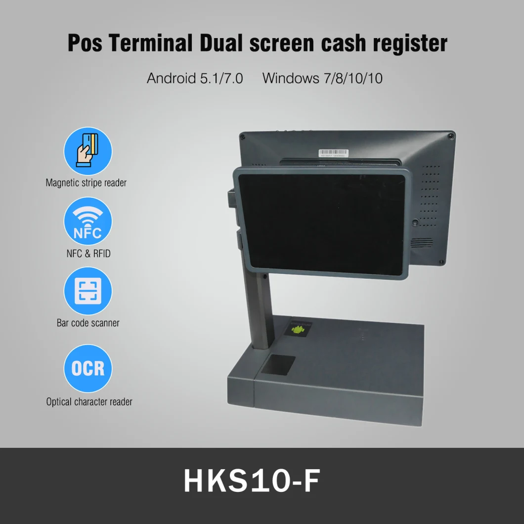 4G WiFi Android 15.6 Inch Touch Screen All in One Restaurant Retail POS System (HKS10-FA)