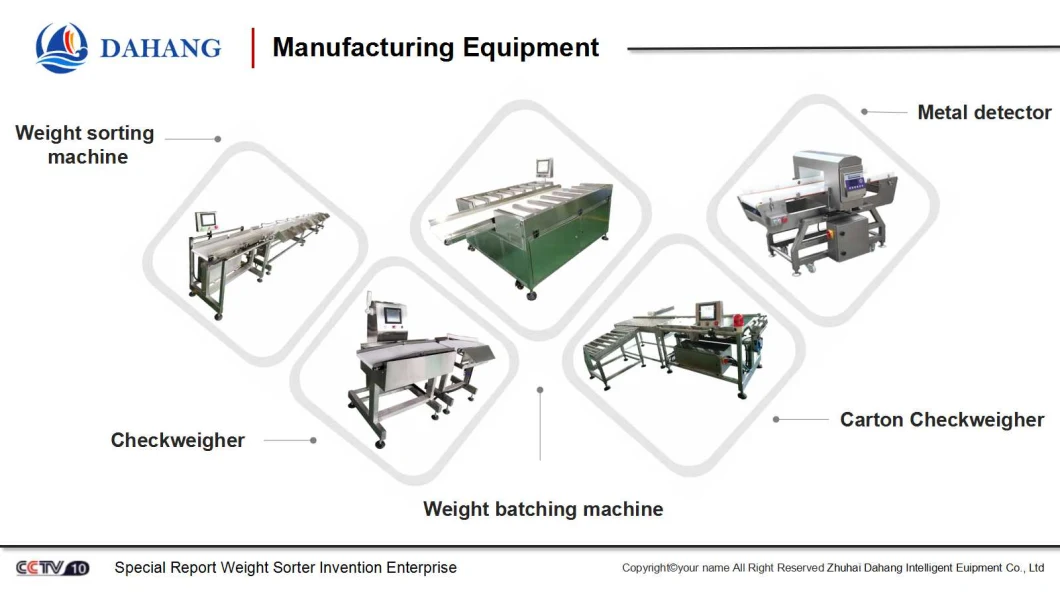 6-12 Levels High Accuracy Popular Weight Sorter Equipment for Chicken