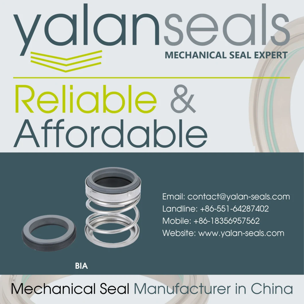 BIA Mechanical Seal for Clean Water Pumps, Circulating Pumps and Vacuum Pumps