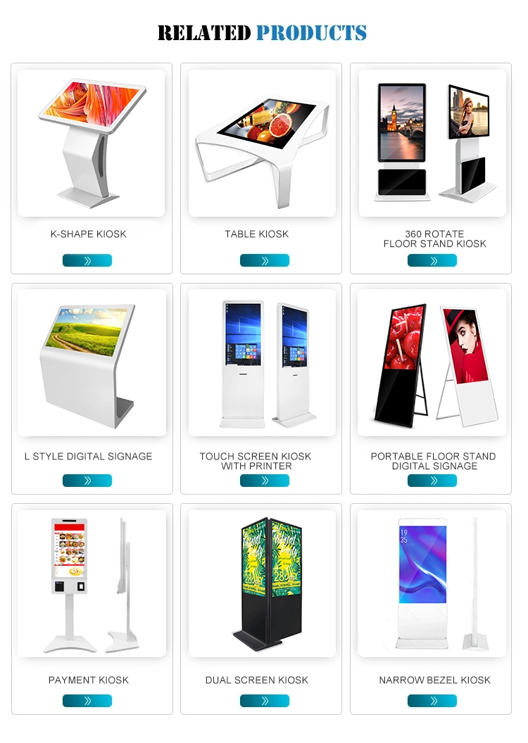 2019 New Hot Selling 32 Inch Payment Kiosk All in One Self Service Kiosk for Supermarket or Store