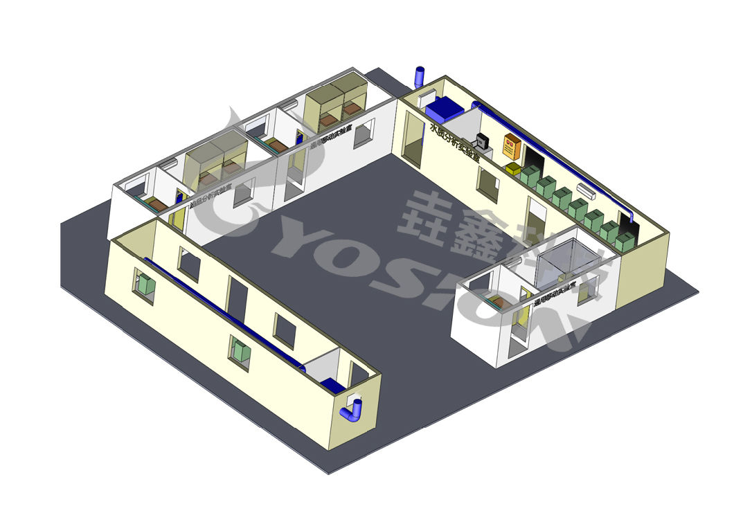 Mobile Container Lab for Icp, Aas and Carbon / Sulphur Analyser/Fire Assay/ Sample Preparation