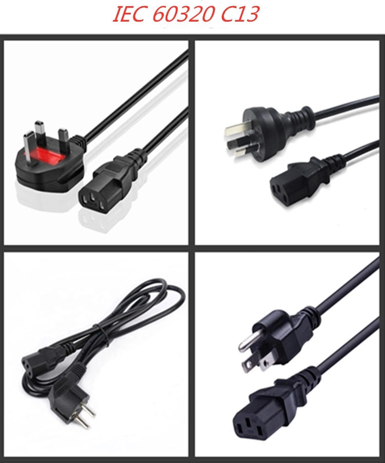 3 Prong UK Plug Extension AC Power Cord for Power Supply