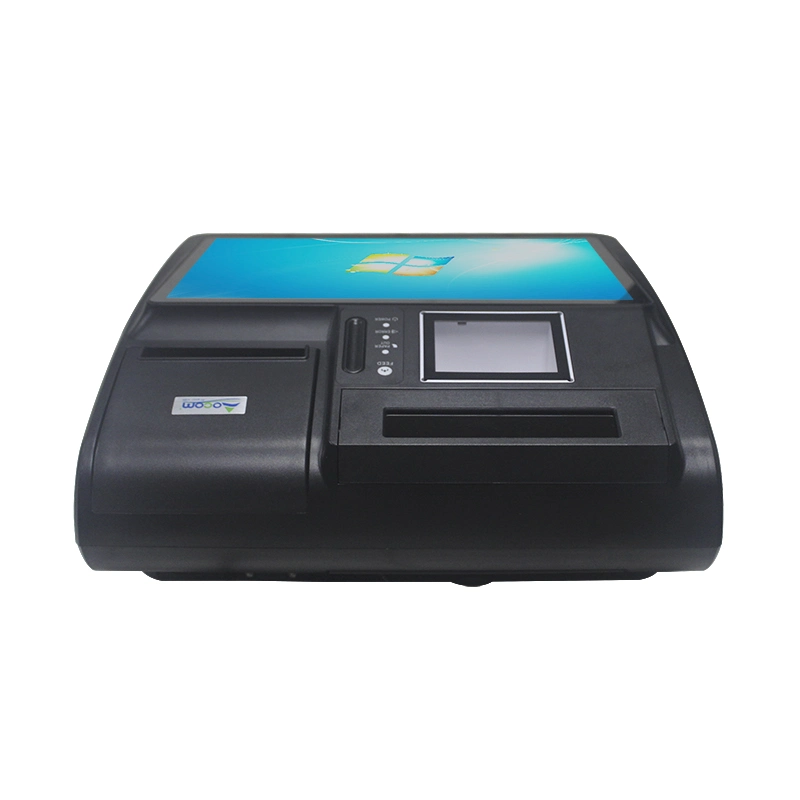 (POS-M1401) 14.1 Inch Touch Screen POS System with Printer and Scanner