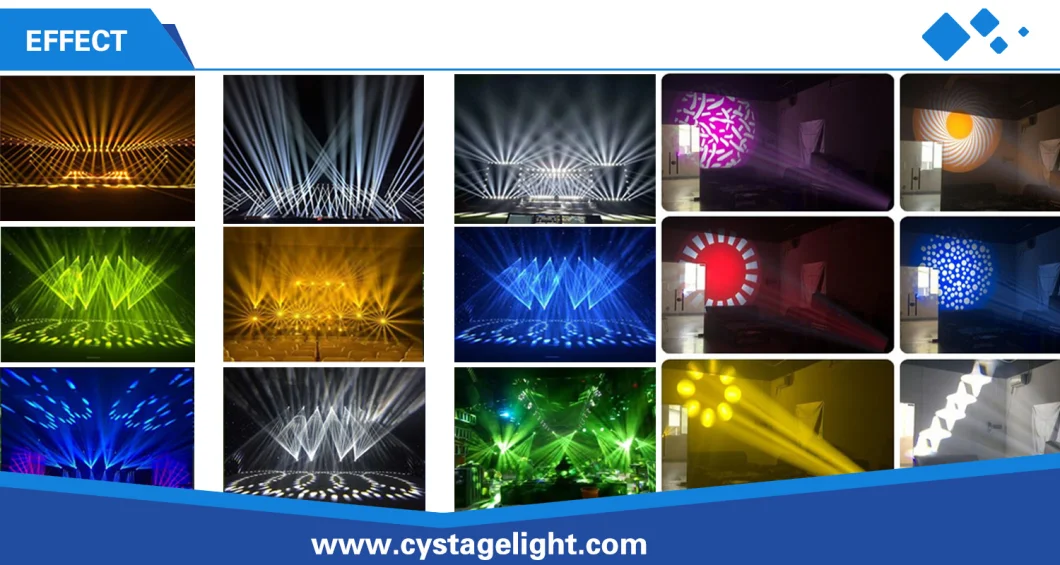 380W/350W 17r Beam/Spot/Wash 3in1 Moving Head Stage Light for DJ
