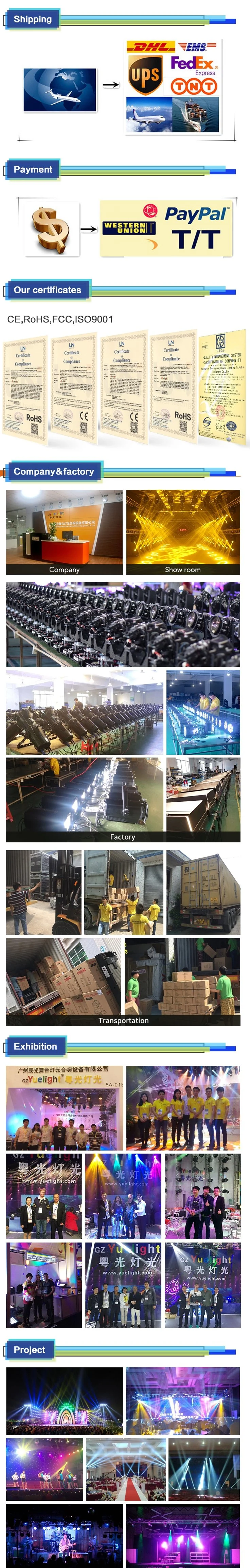 RGBW LED 8PCS Beam Moving Head Disco LED Moving Head Lights
