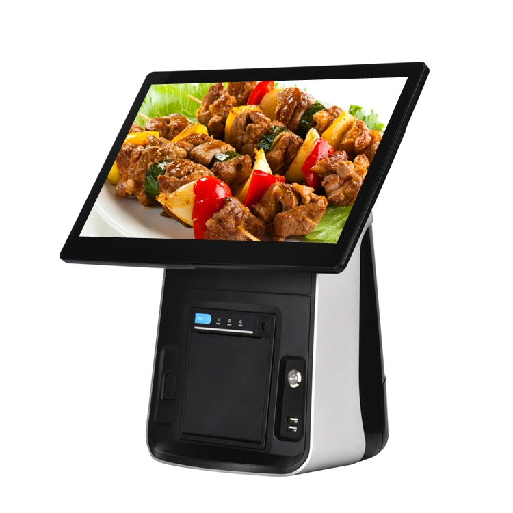 Touch Cash Tablet Screen Fingerprint Mobile Scanner Pharmacy Restaurant Gas Register Machine Drawer POS System