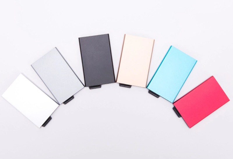 Slim Wallets Holder, Credit Card Holder, Card Box, Wallet with RFID Blocking, Aluminium Card Holder