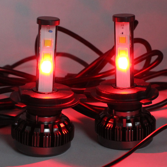 RGB Car LED Headlight 9004 9007 H13 H4 LED Bulb