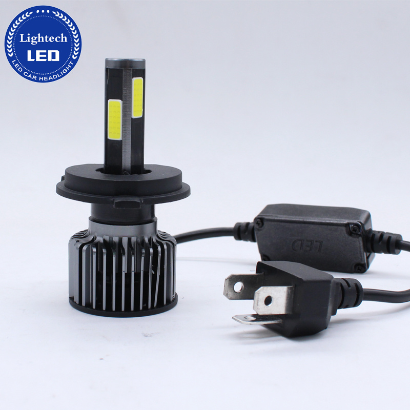 Car Auto COB LED Headlight Light H4 Lamp Kit