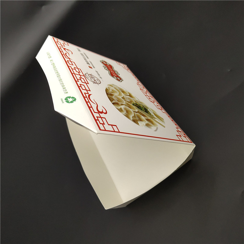 Disposable Lunch Box Paper Lunch Box Bento Paper Fast Food Box Rectangular Rice Box Takeaway Barbecue Box