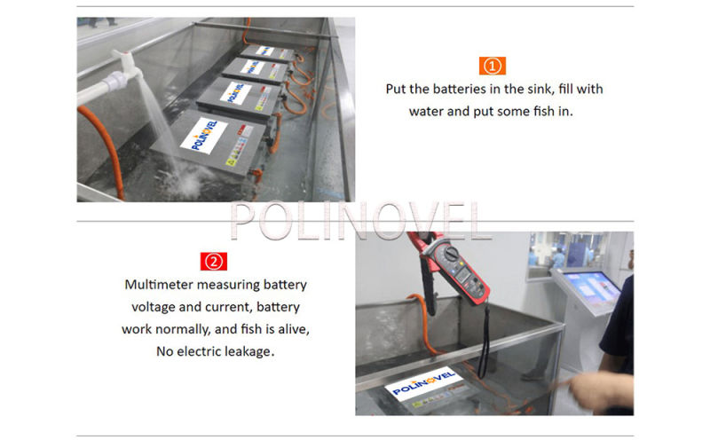 Polinovel 12 Volt 200AMP Hour Lithium Leisure RV Camper Trailer Marine Battery 12V 200ah