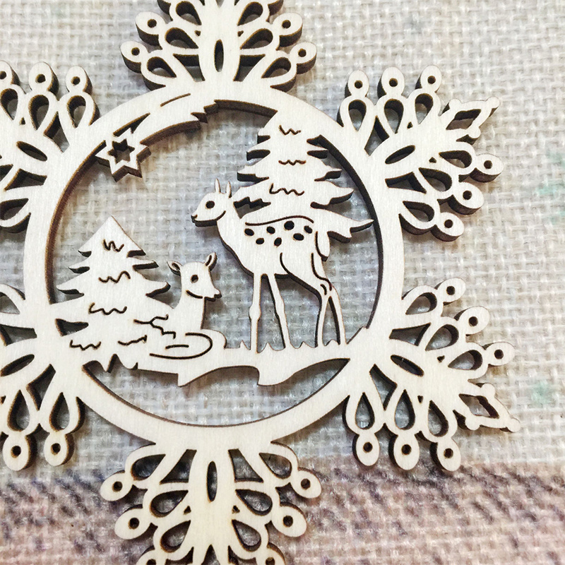 Wood Crafts Christmas Decor Ornaments