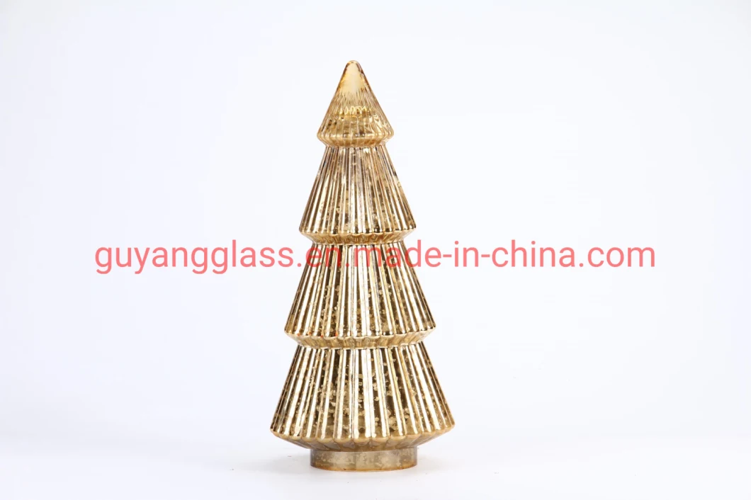 Christmas Decoration for Gift Crafts Glass Christmas Tree
