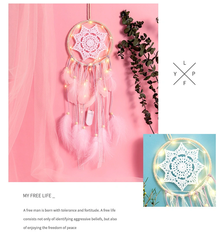 Artilady Dreamcatcher DIY Room Decoration Kids Home Decoration Moon Star Dream Catcher Gifts Home Decor